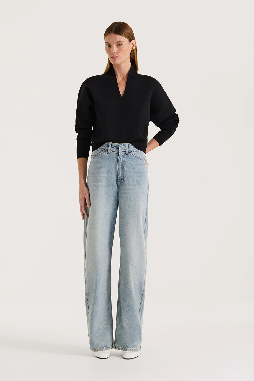 Gwen V-Neck Knit Jumper