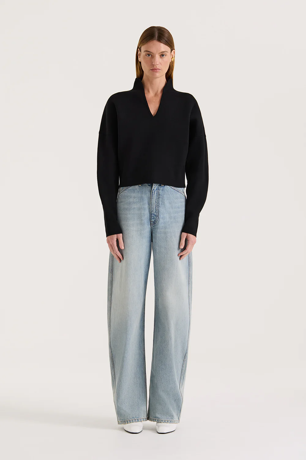 Gwen V-Neck Knit Jumper - Image 2