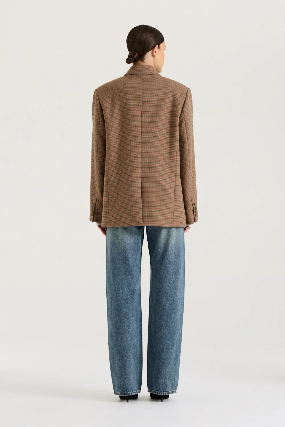 Ornella Checked Blazer - Image 4