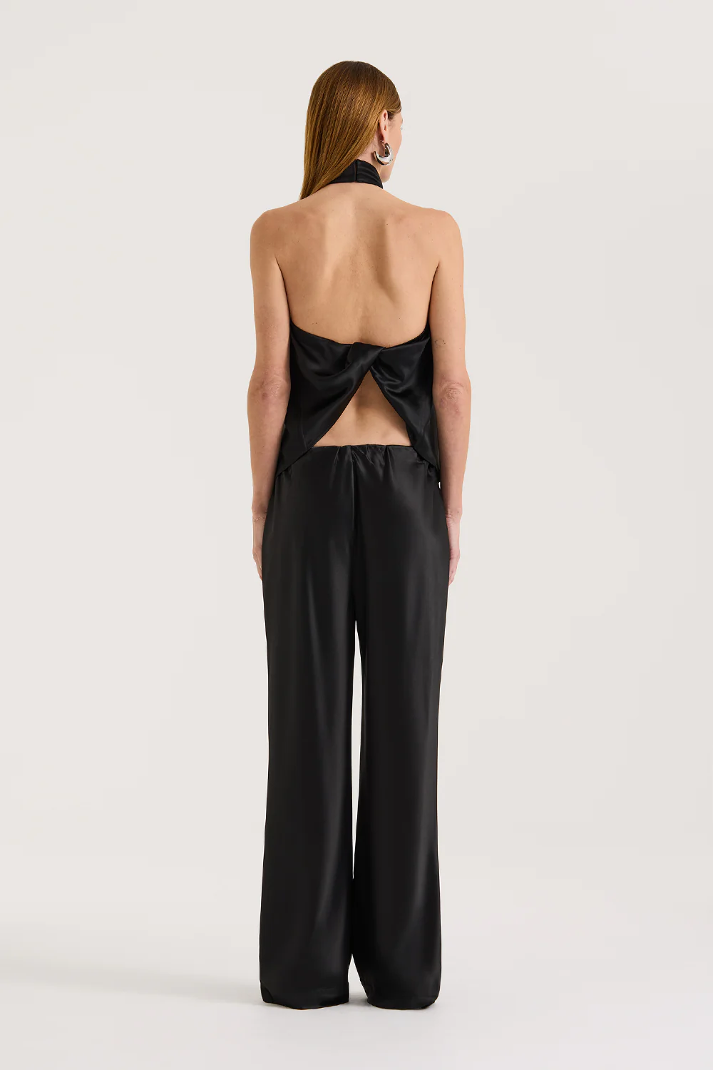 Silver Satin Blouse - Image 5