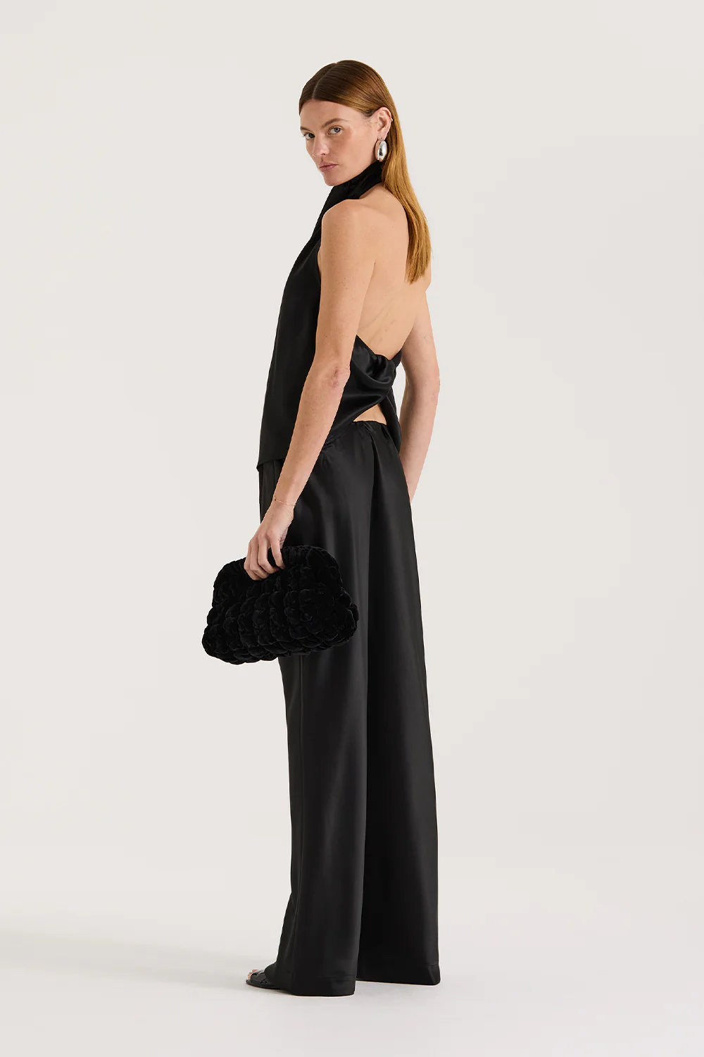 Silver Satin Blouse - Image 6