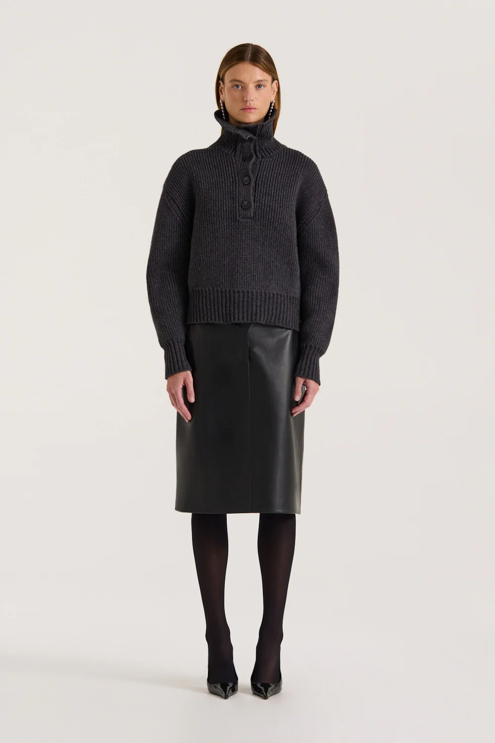 Sura Knit Button Up - Image 7