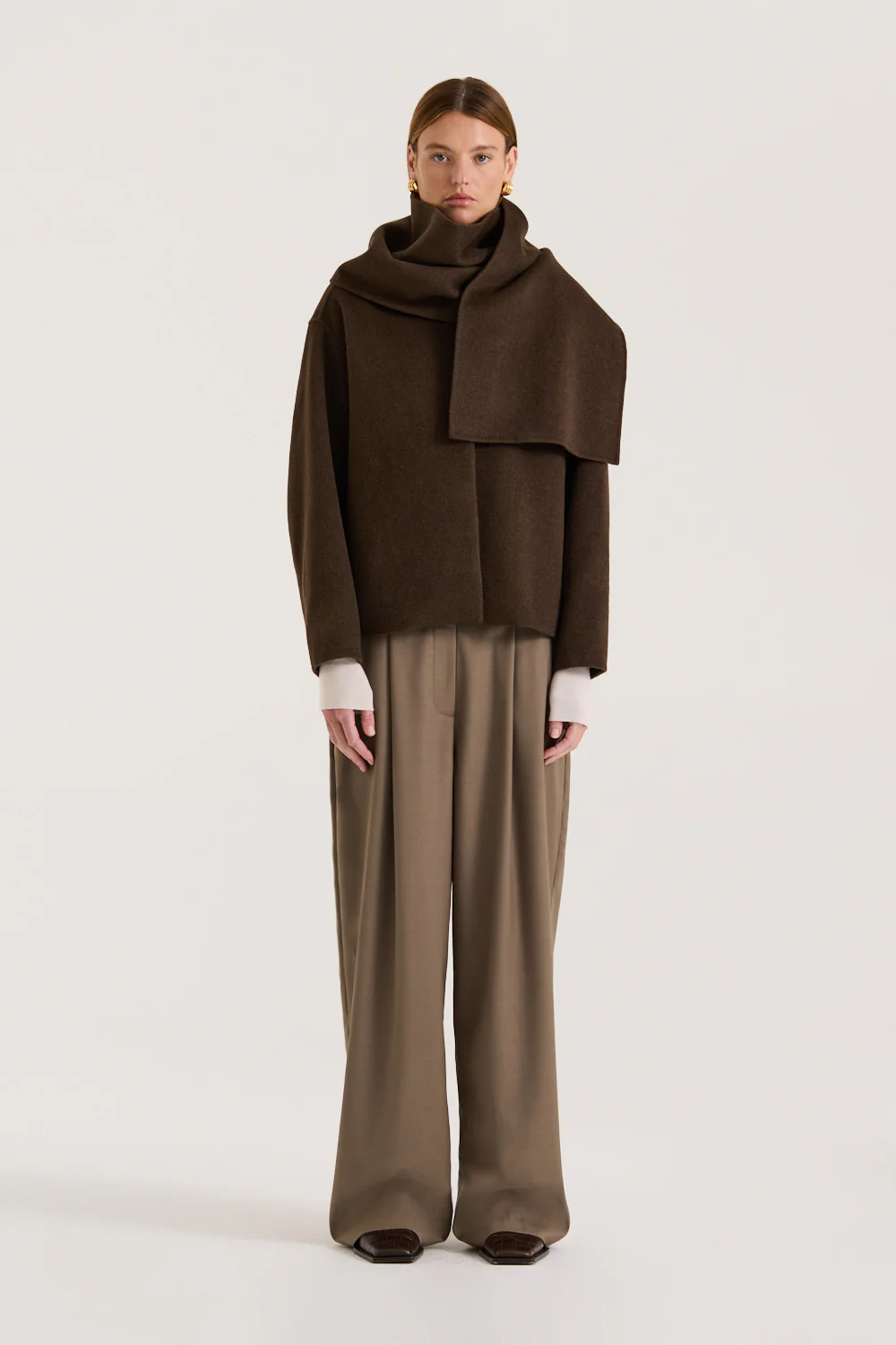 Valea Scarf Coat - Image 6